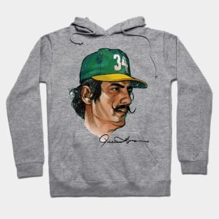 Rollie Fingers Oakland Bust Hoodie